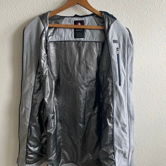 Columbia Women's Dusk 2 Dawn Omni Heat Light Grey Jacket Size S Style WL2111 - Picture 10 of 16